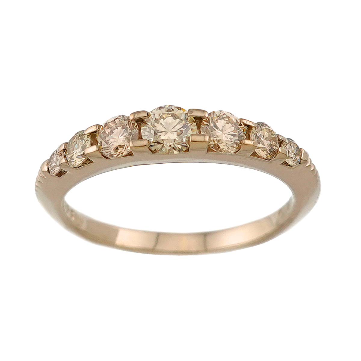 Diamond 0.55ct Ring 18K PG 750 size4.75-5(US)