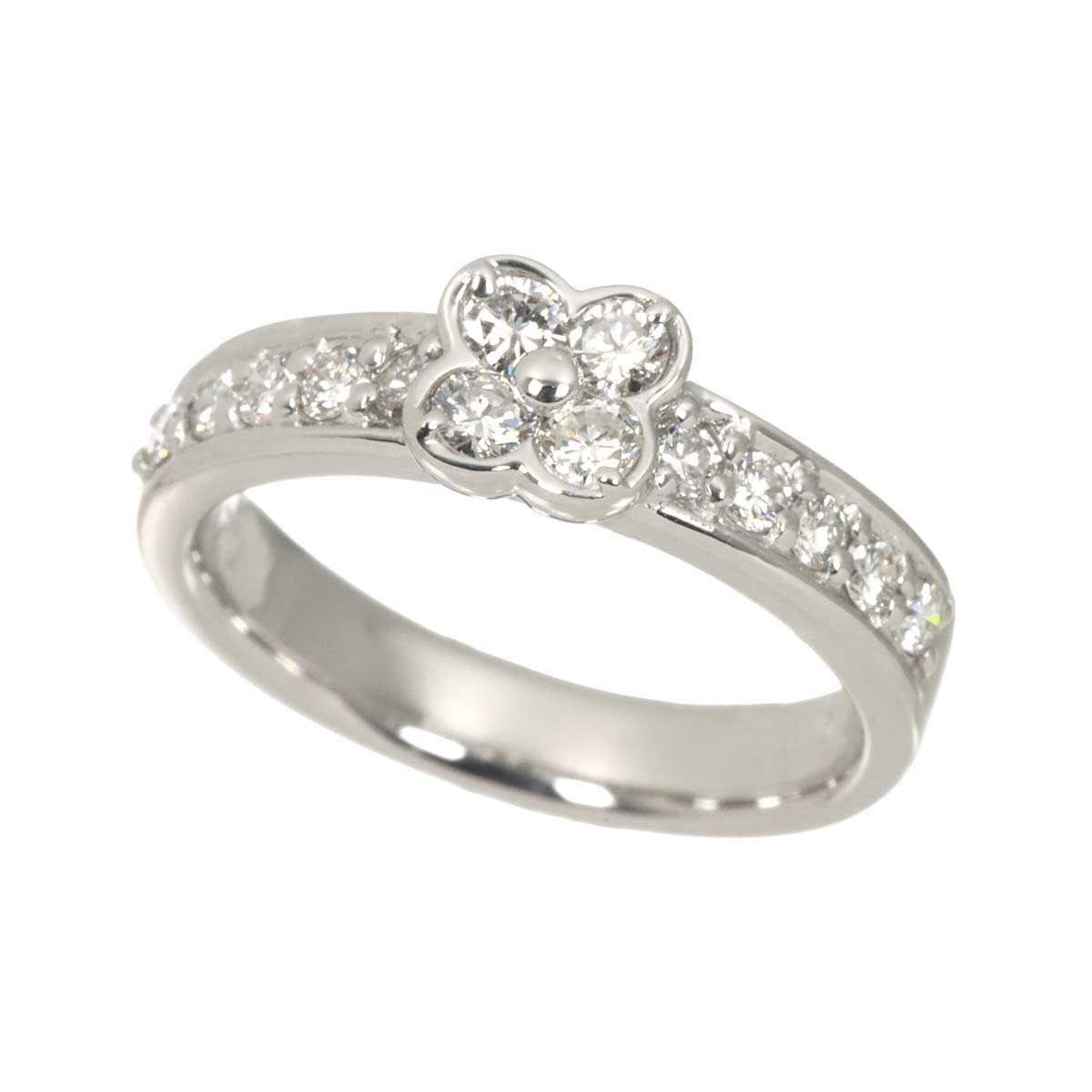 Diamond 0.40ct Ring 18K WG 750 Size3.75-4(US)