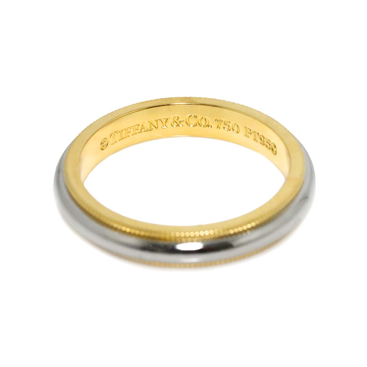 Milgrain Band Ring 18K YG 750 Pt Size6-6.25(US)