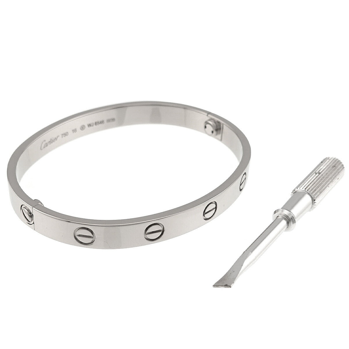 Love Bracelet 18K White Gold 750 Size16