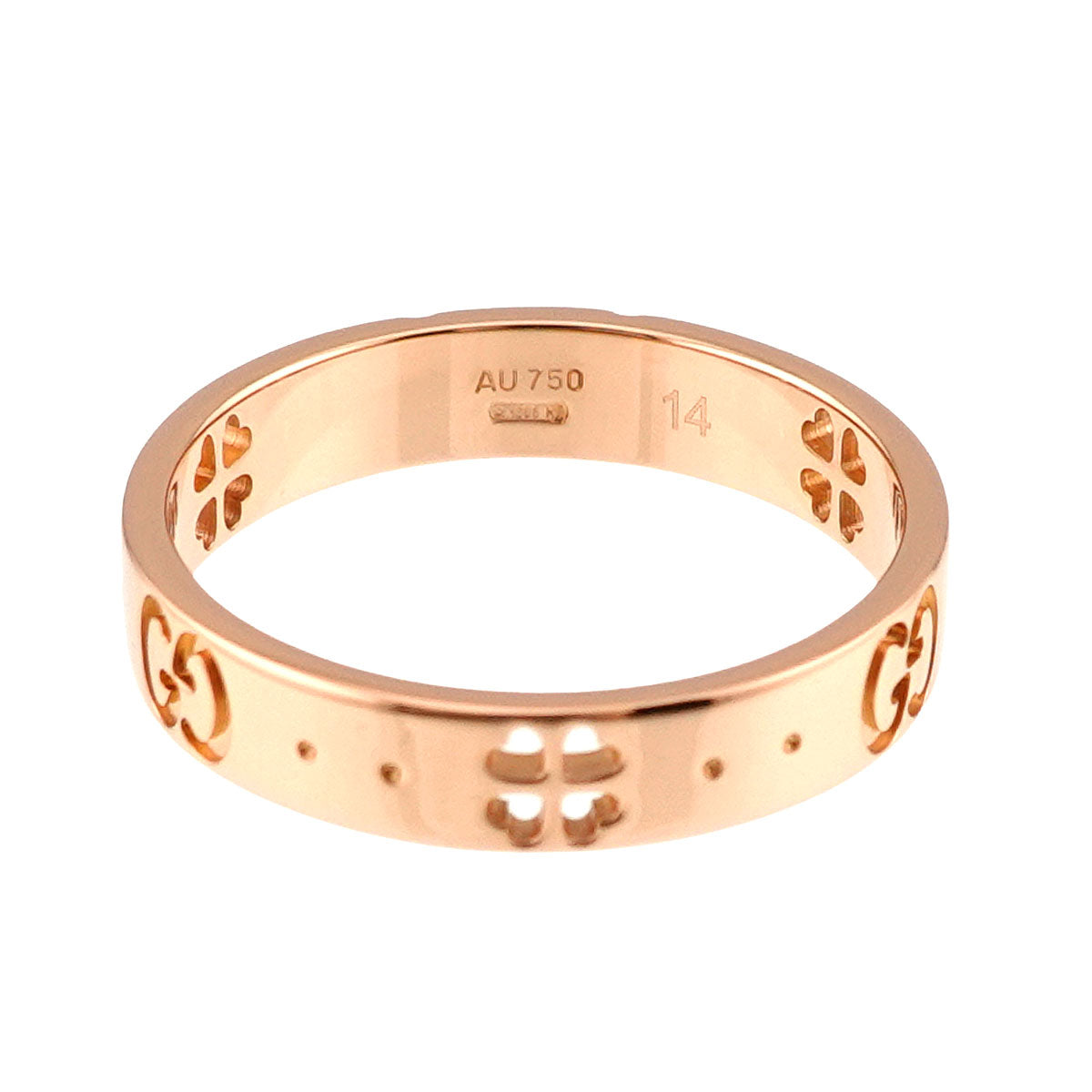 Icon Ring 18K Pink Gold 750 Size14 6.25-6.5(US)