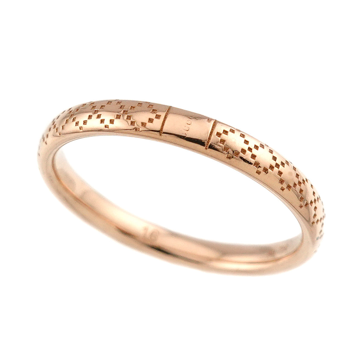 Diamantissima Ring 18K Pink Gold 750 size16 7.25-7.5(US)
