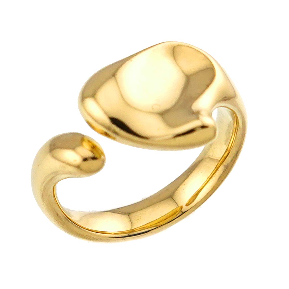Full Heart Ring 18K YG 750 Size4-4.5(US)