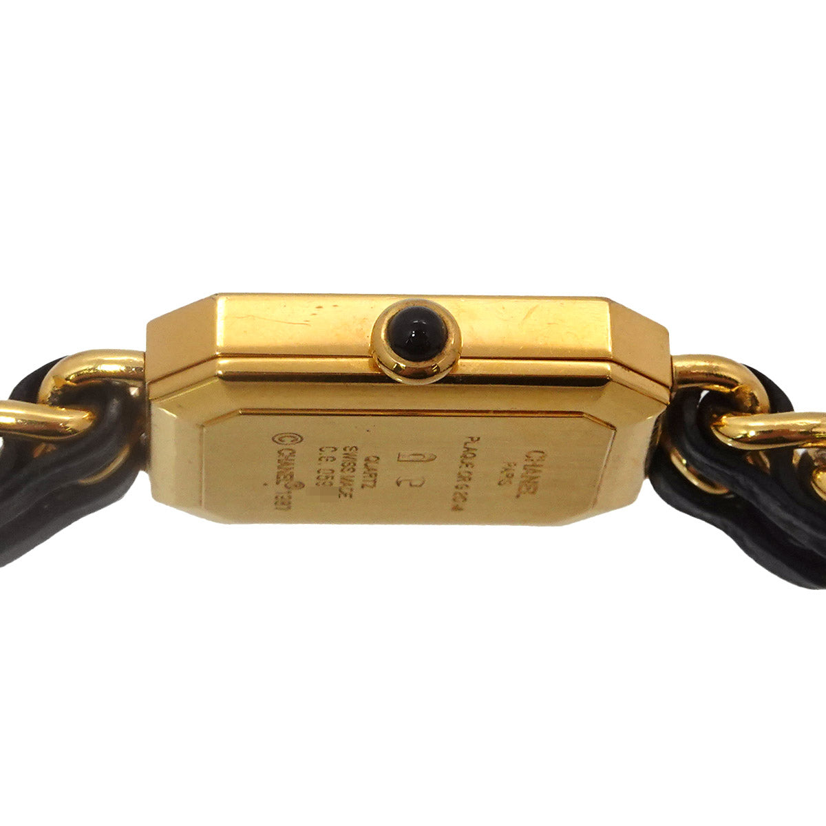 Premiere Size L H0001 Vintage Quartz Black Dial Ladies Watch