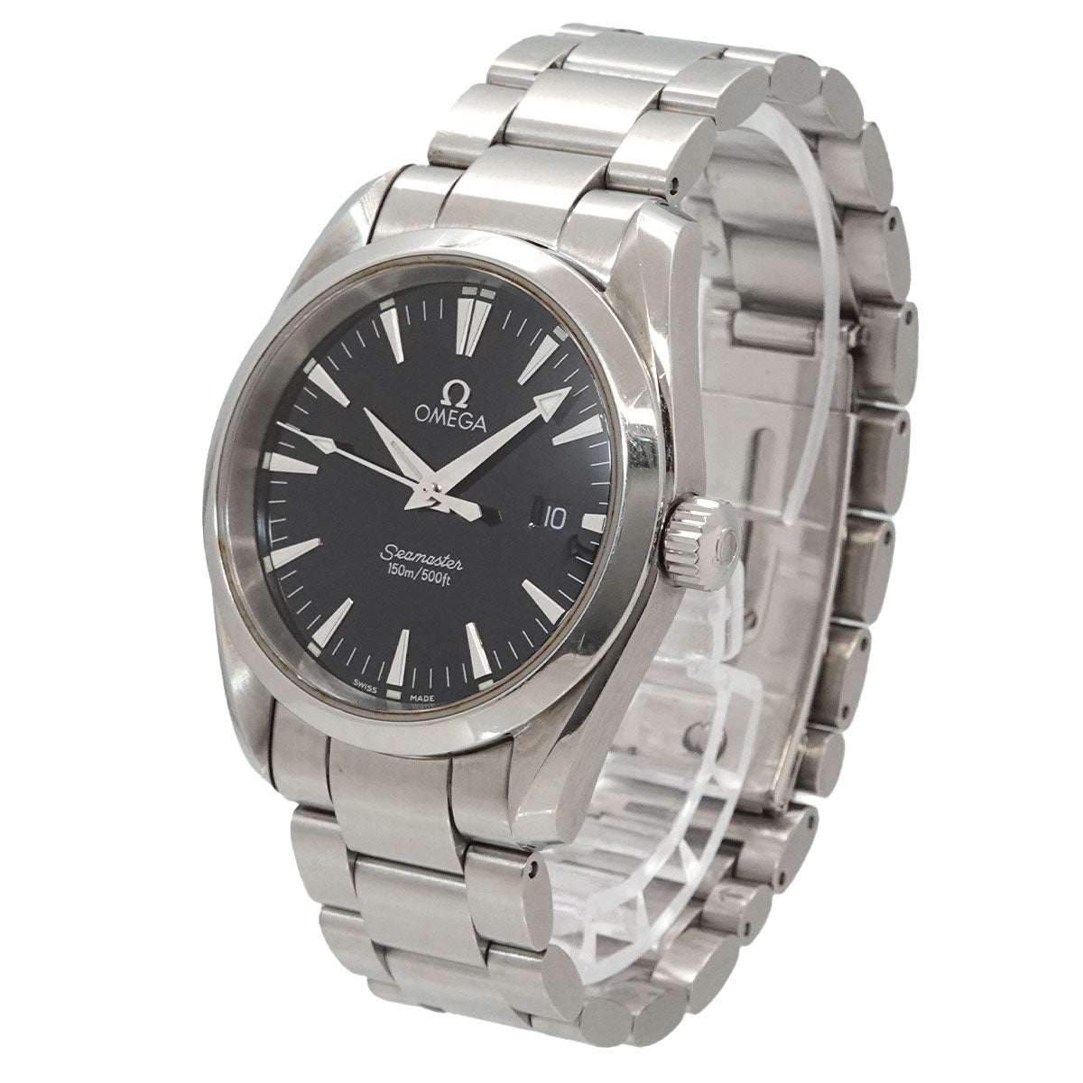 Seamaster Aqua Terra 2518.50 Quartz Black Dial Mens Watch