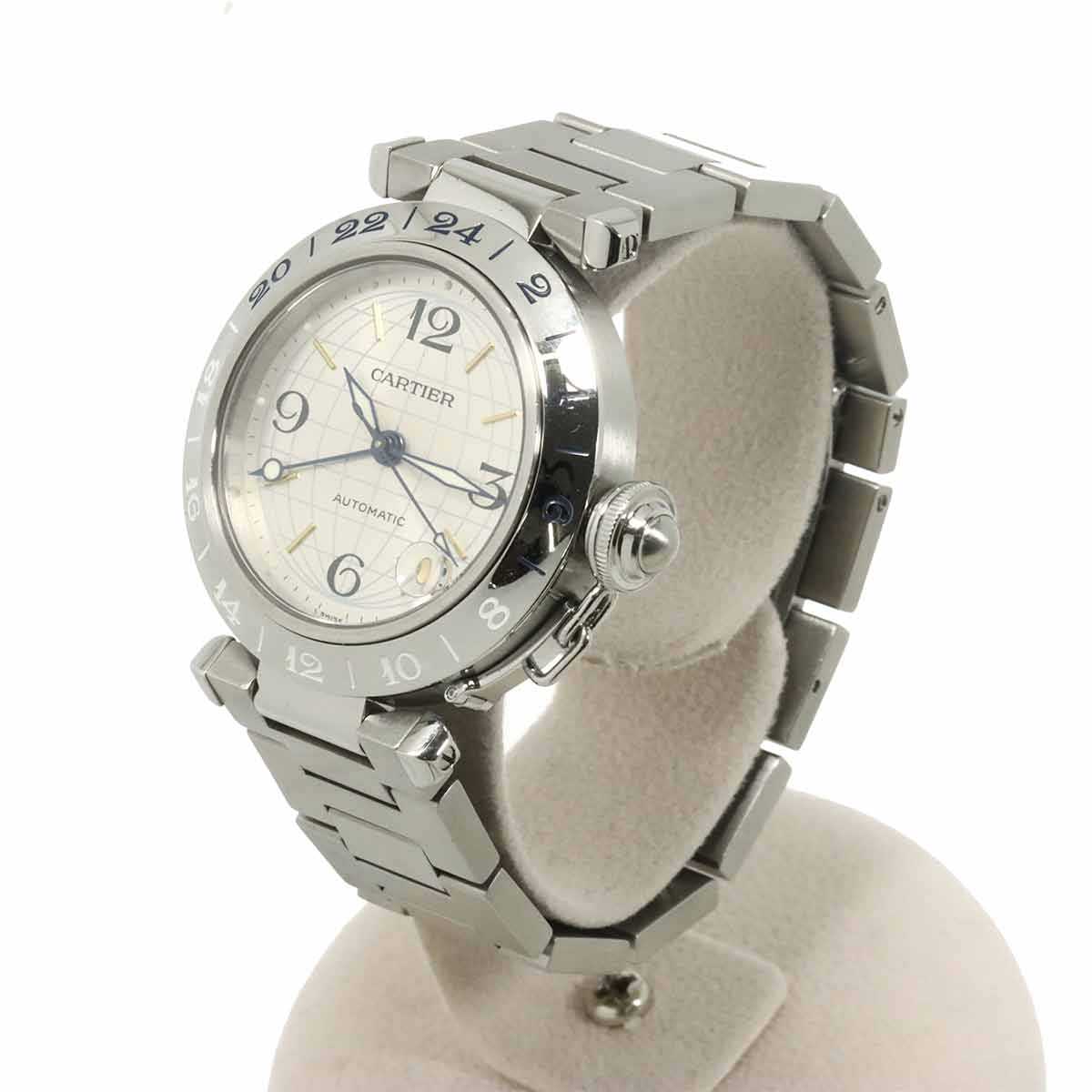 PashaC Meridian GMT W31029M7 Automatic Silver Dial Boys