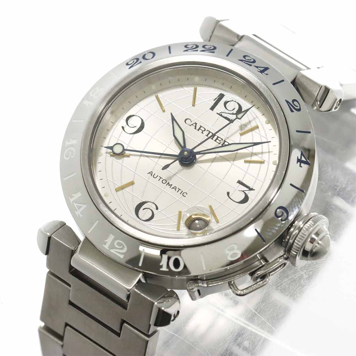 PashaC Meridian GMT W31029M7 Automatic Silver Dial Boys