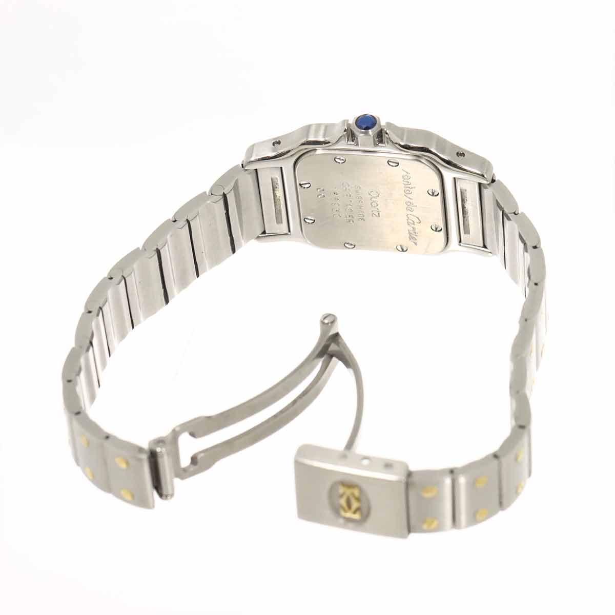 Santos Galbee W20012C4 750 YG Cream Dial Ladies Watch