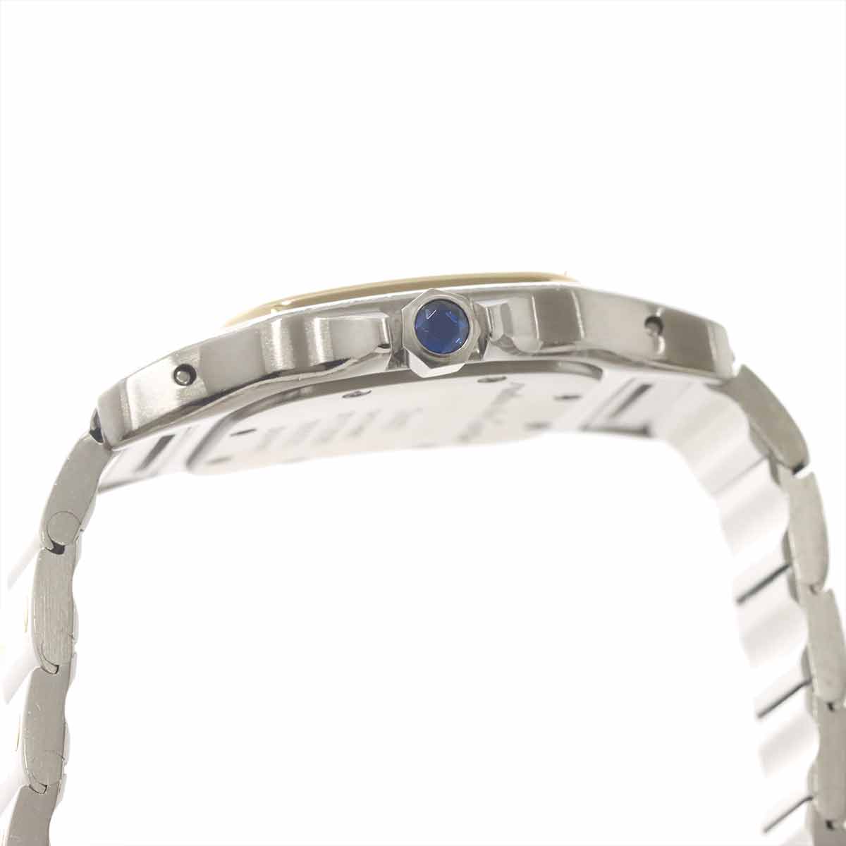 Santos Galbee W20012C4 750 YG Cream Dial Ladies Watch