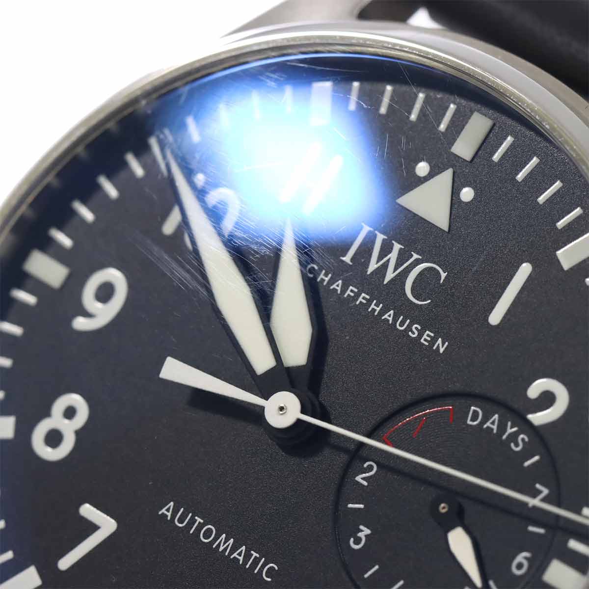 Big Pilot Watch IW500912 Automatic Black Dial Mens Watch
