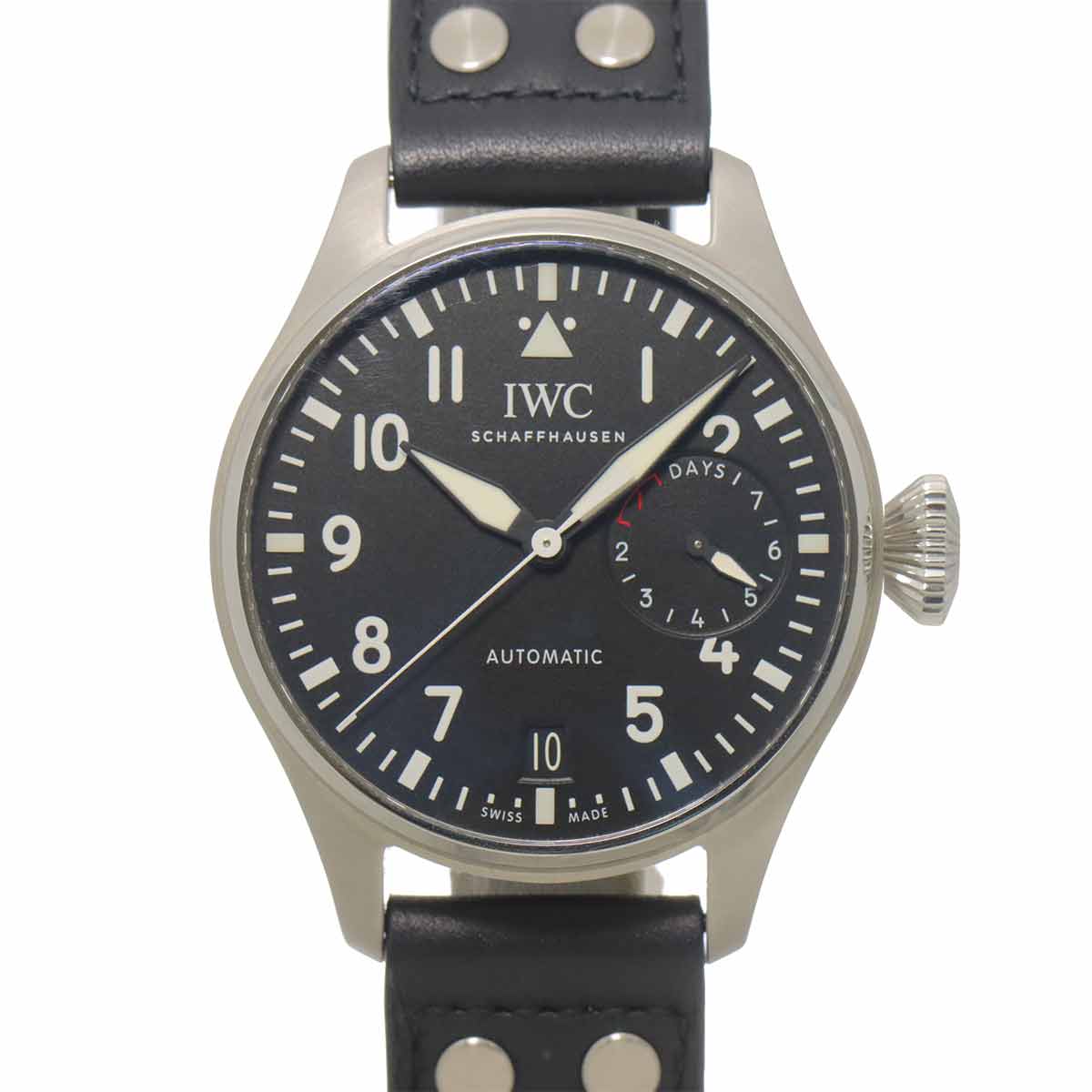 Big Pilot Watch IW500912 Automatic Black Dial Mens Watch