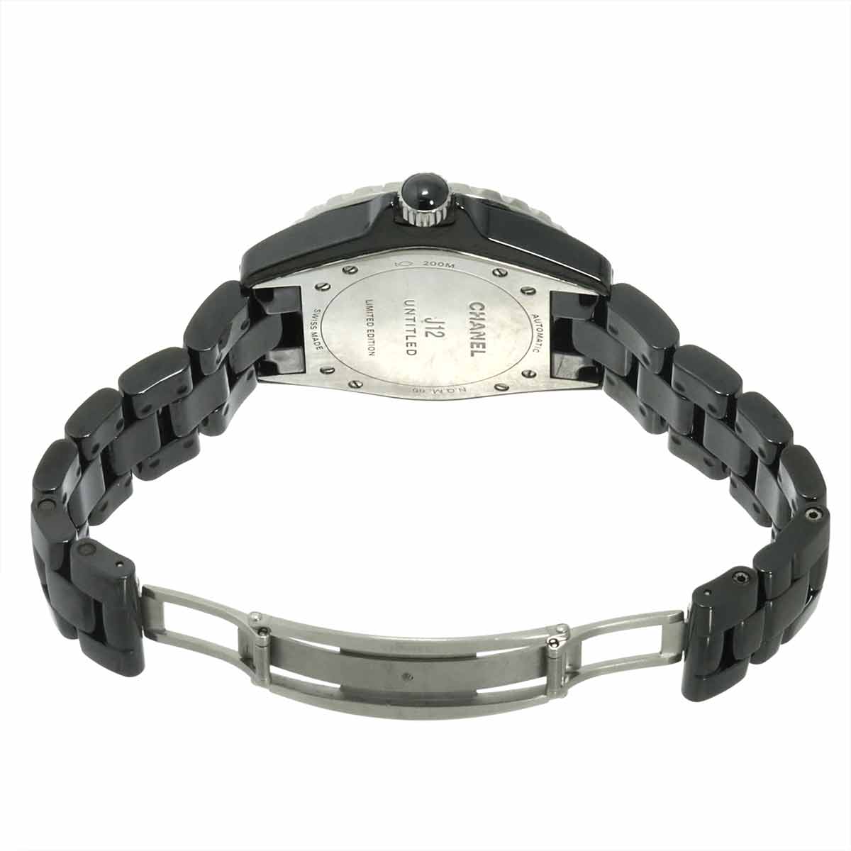 J12 Untitled 38mm H5581 1200 Limited Black Dial Automatic Mens