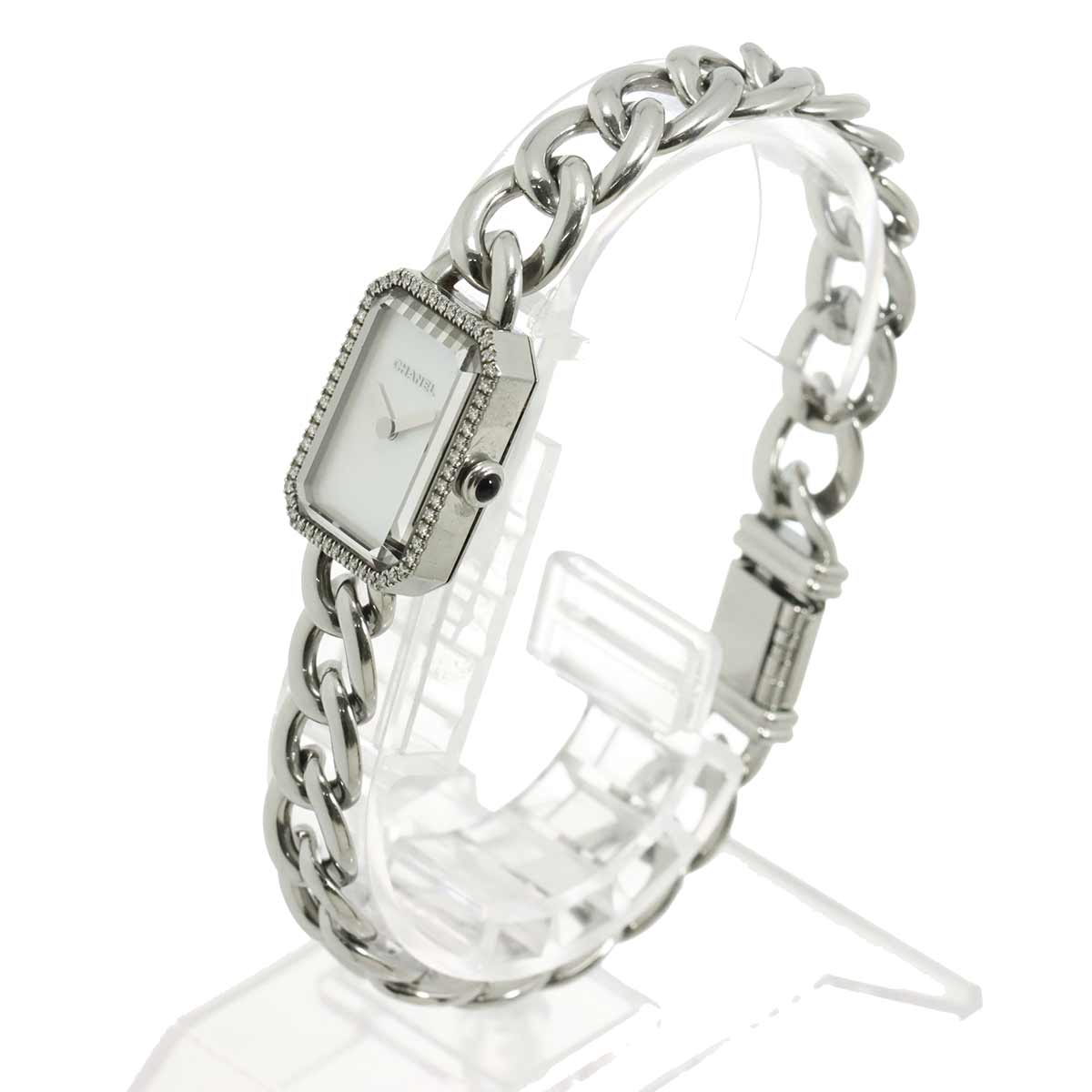 Premiere H3253 Diamond Bezel White Shell Dial Ladies Watch