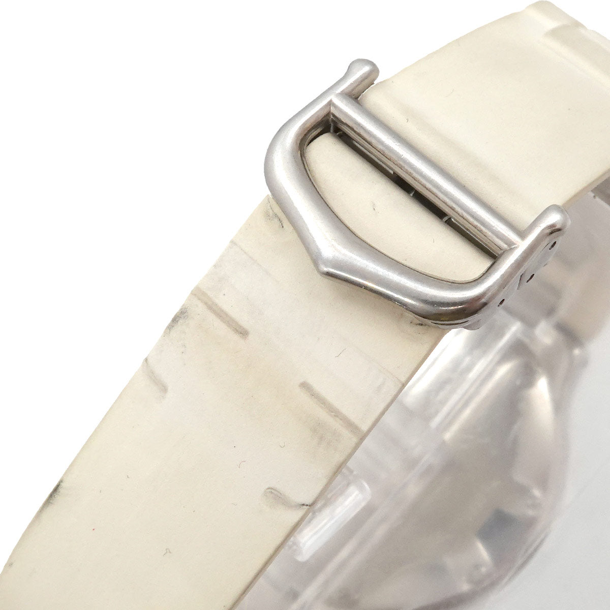 Must 21 Chronoscaph W10184U2 Date Quartz White Dial Mens