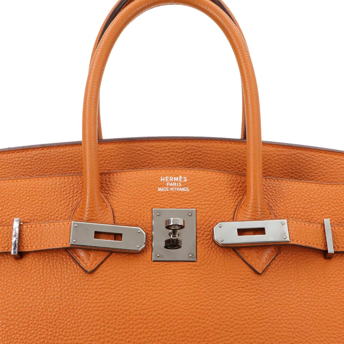 Birkin 35 Verso Hand Bag Togo Potiron Gold