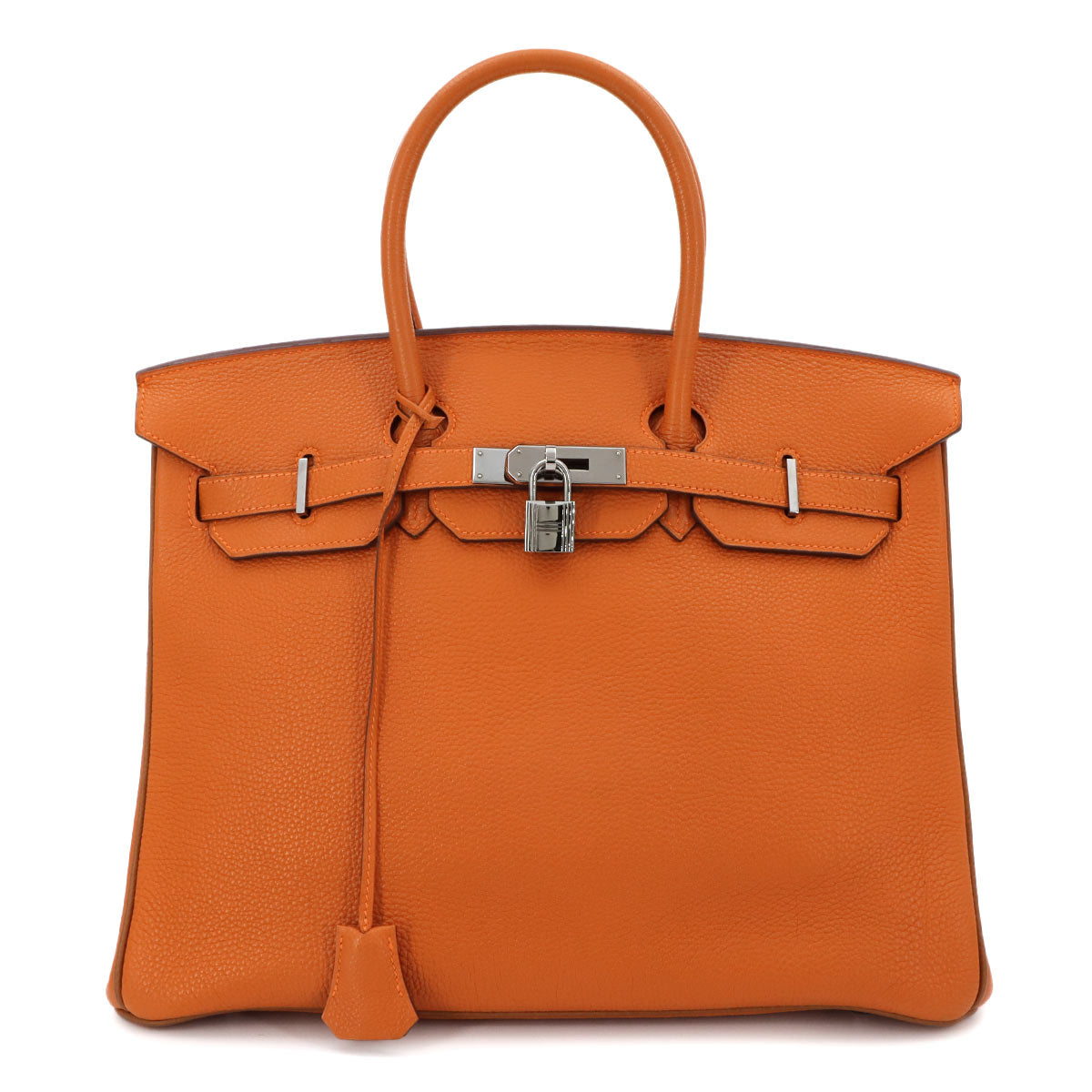 Birkin 35 Verso Hand Bag Togo Potiron Gold