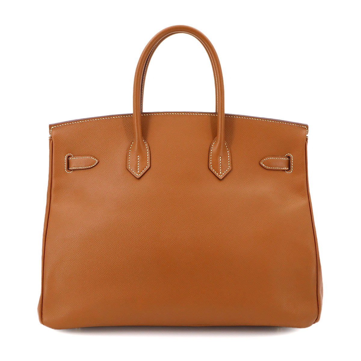 Birkin 35 Veau Epsom Gold Hand Bag Purse Brown