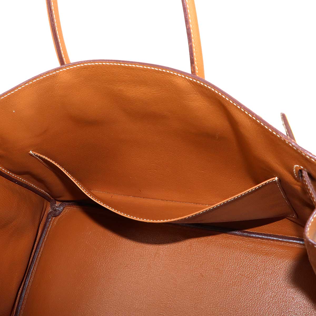 Birkin 35 Veau Epsom Gold Hand Bag Purse Brown
