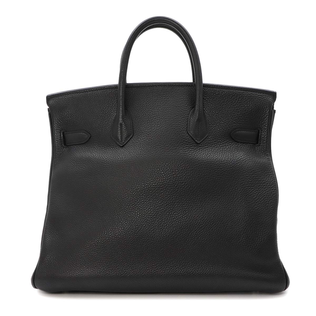 Haut a Courroies 32 Veau Togo Black Hand Bag Purse