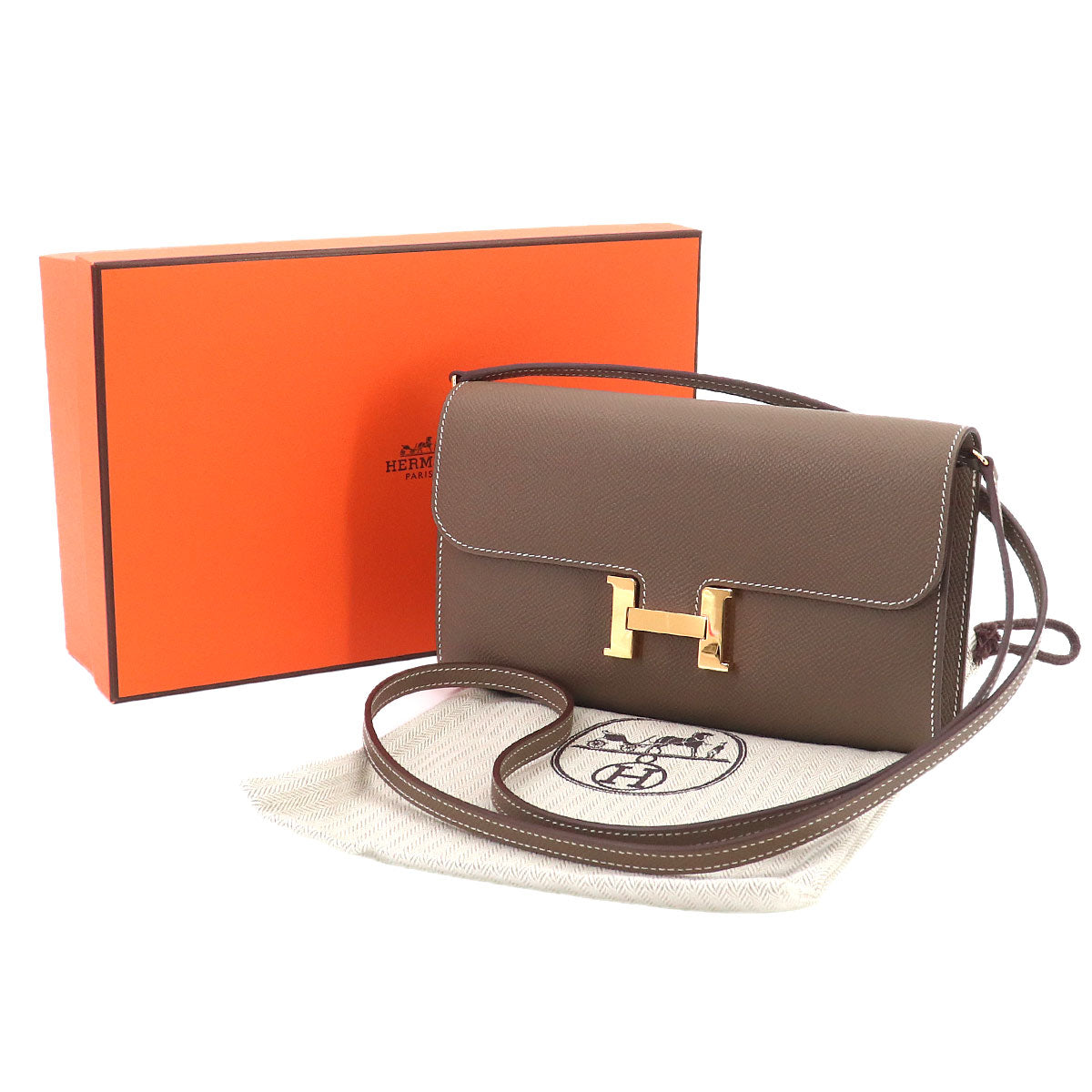 Constance Long To Go Long Wallet Epsom Etoupe Purse