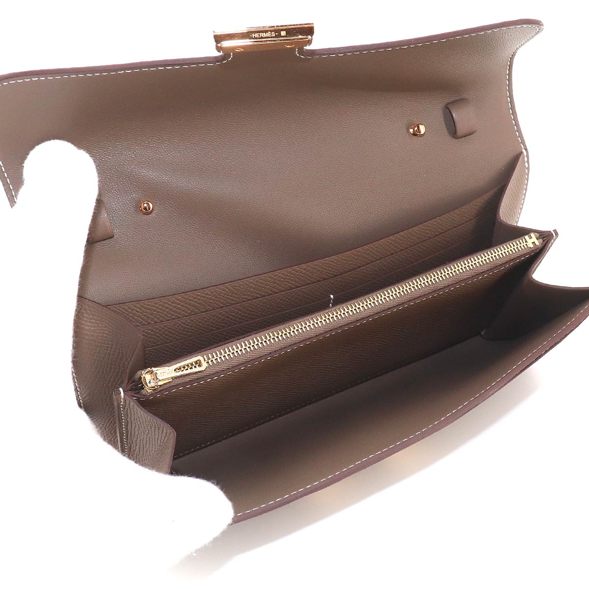 Constance Long To Go Long Wallet Epsom Etoupe Purse