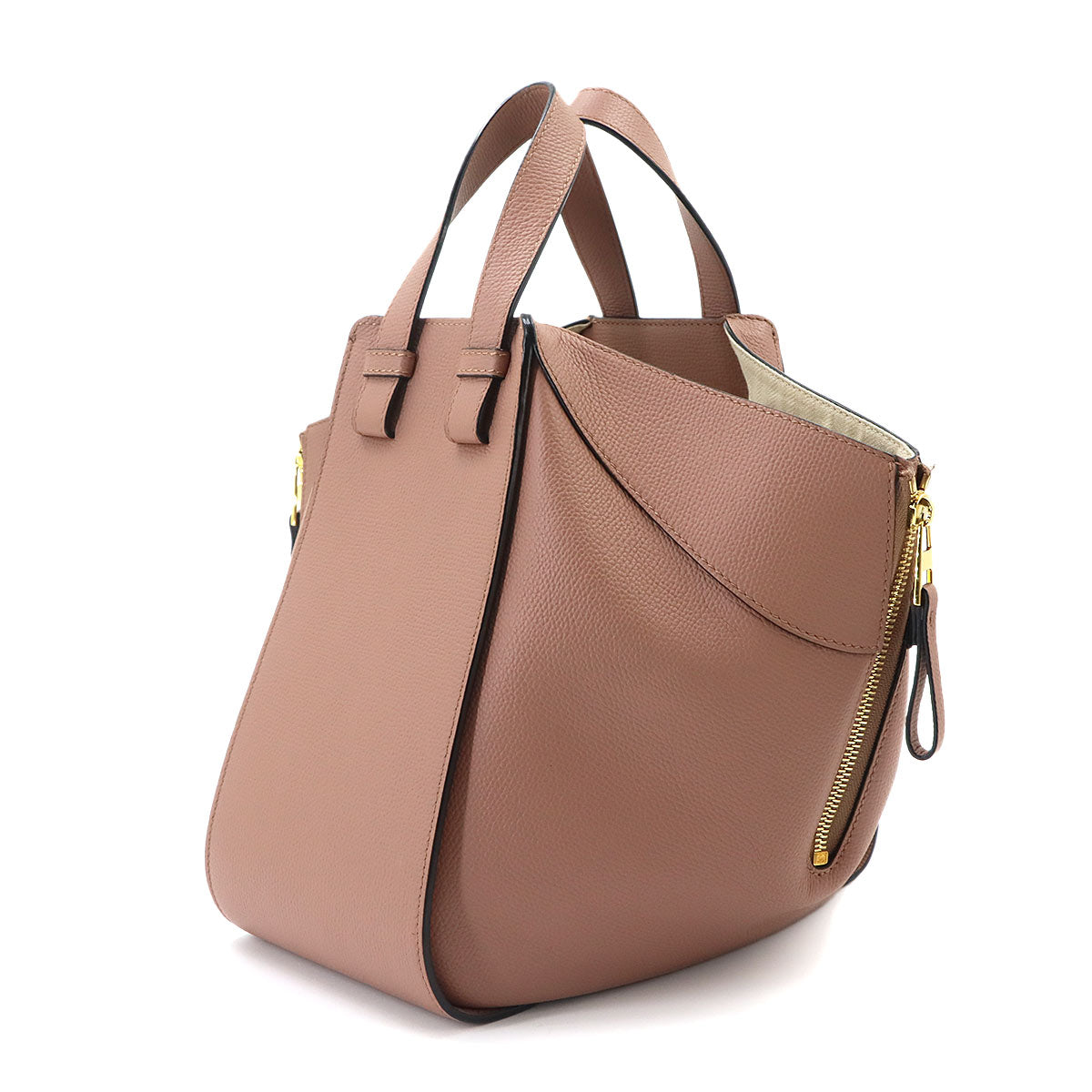 Hammock Small Hand Shoulder Bag Leather Dark Blush Pink
