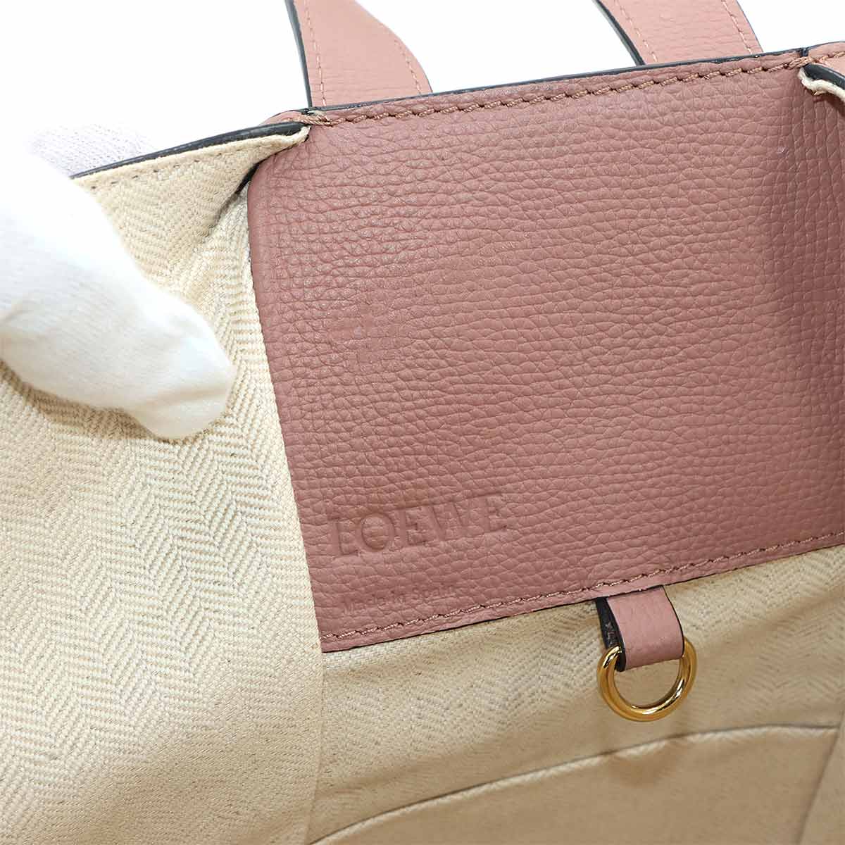Hammock Small Hand Shoulder Bag Leather Dark Blush Pink