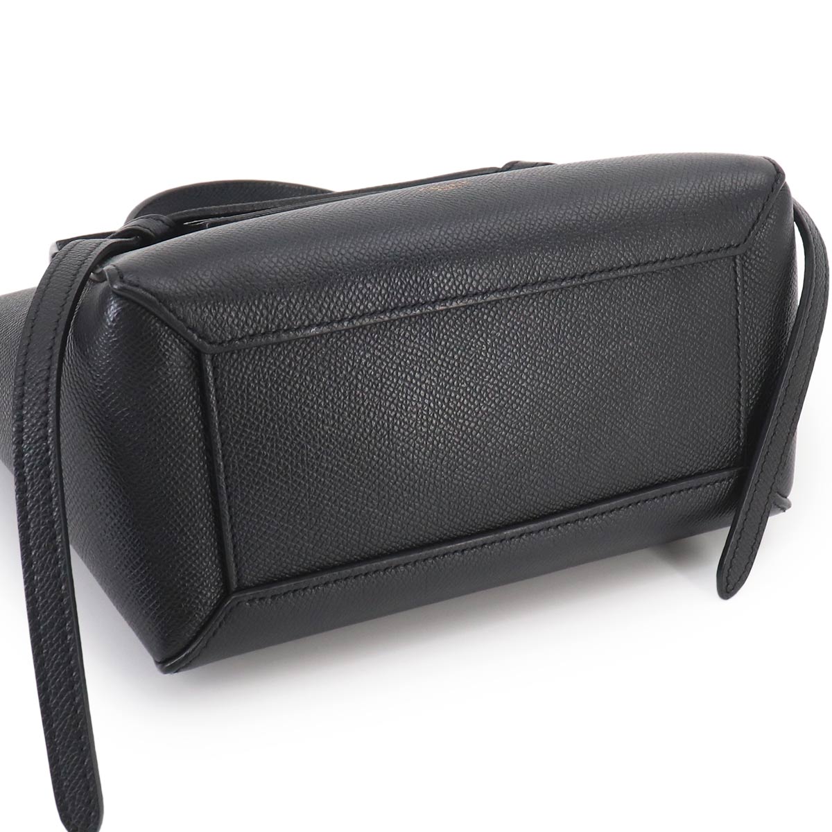 Belt Bag Nano Hand Shoulder Bag Leather Black 189003