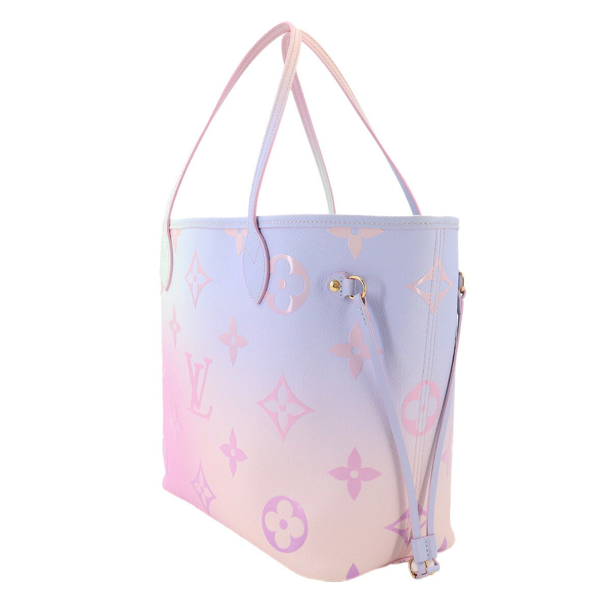 Monogram Neverfull MM Tote Bag Sunrise Pastel M46077