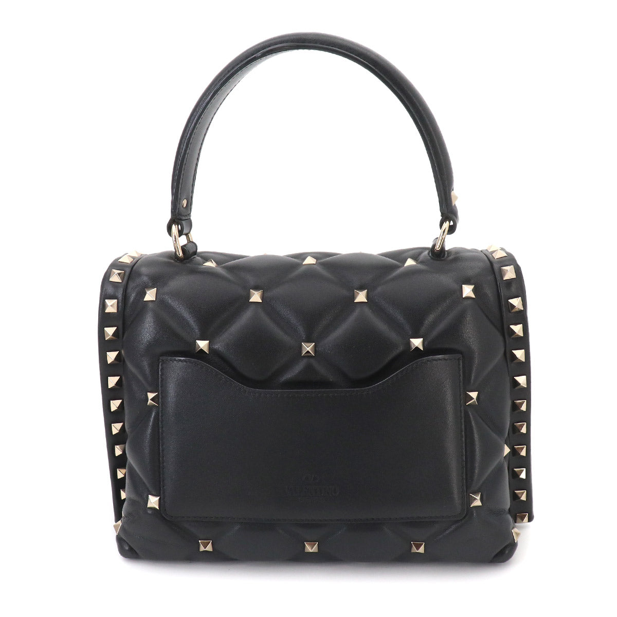 Candy Studs VLTN 2way Hand Shoulder Bag Leather