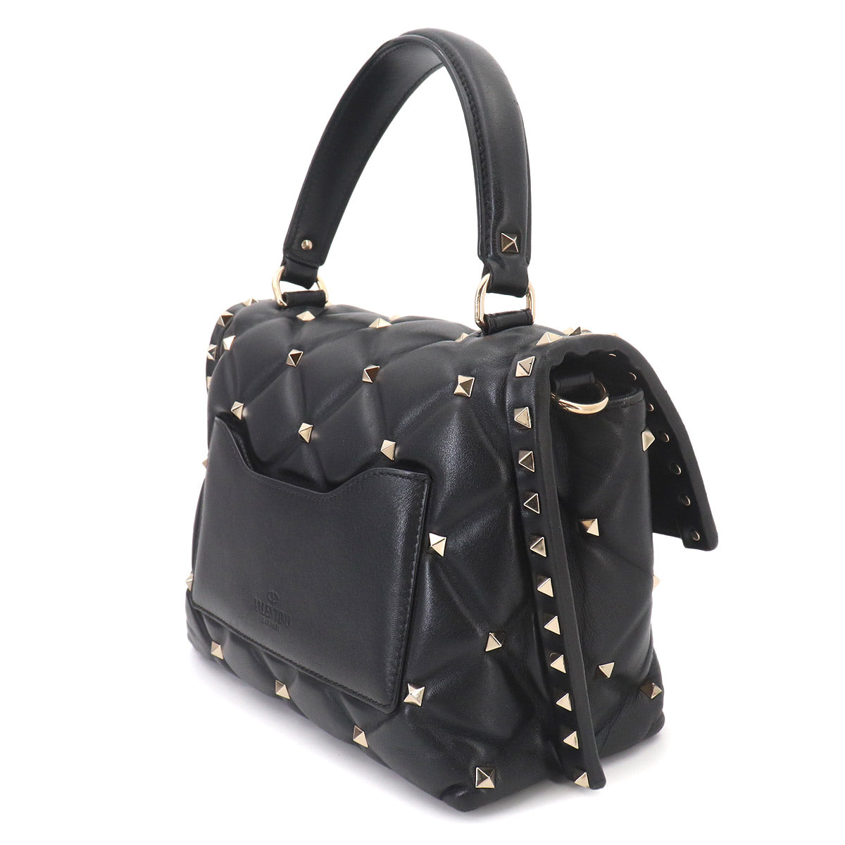 Candy Studs VLTN 2way Hand Shoulder Bag Leather