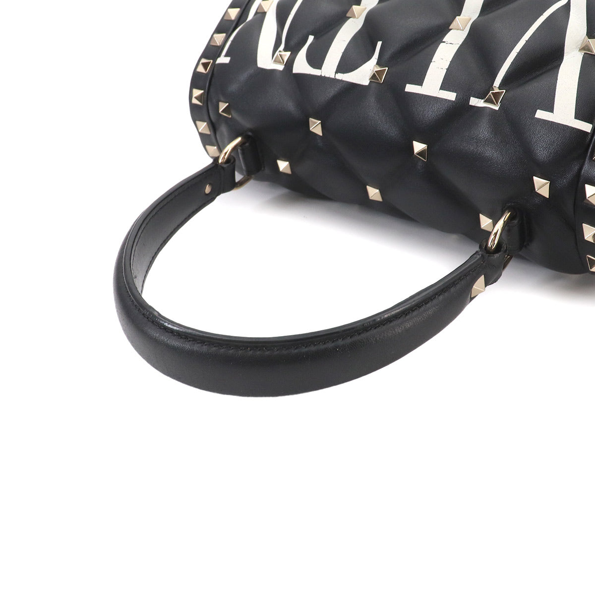 Candy Studs VLTN 2way Hand Shoulder Bag Leather
