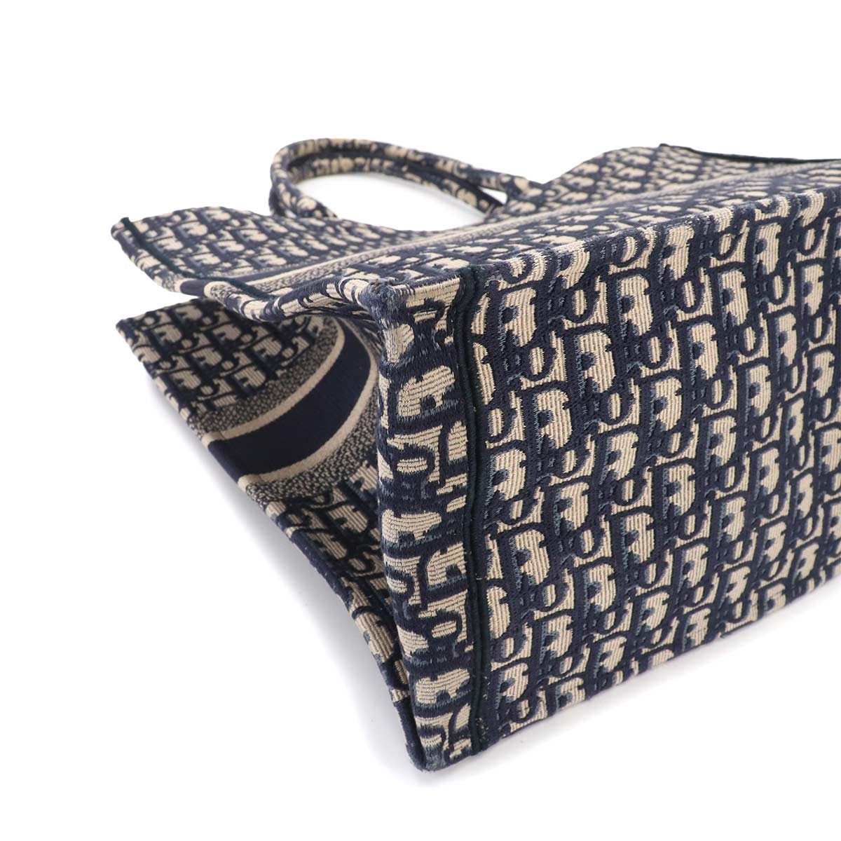 Book Tote Large Bag Oblique Canvas Navy M1286ZRIW