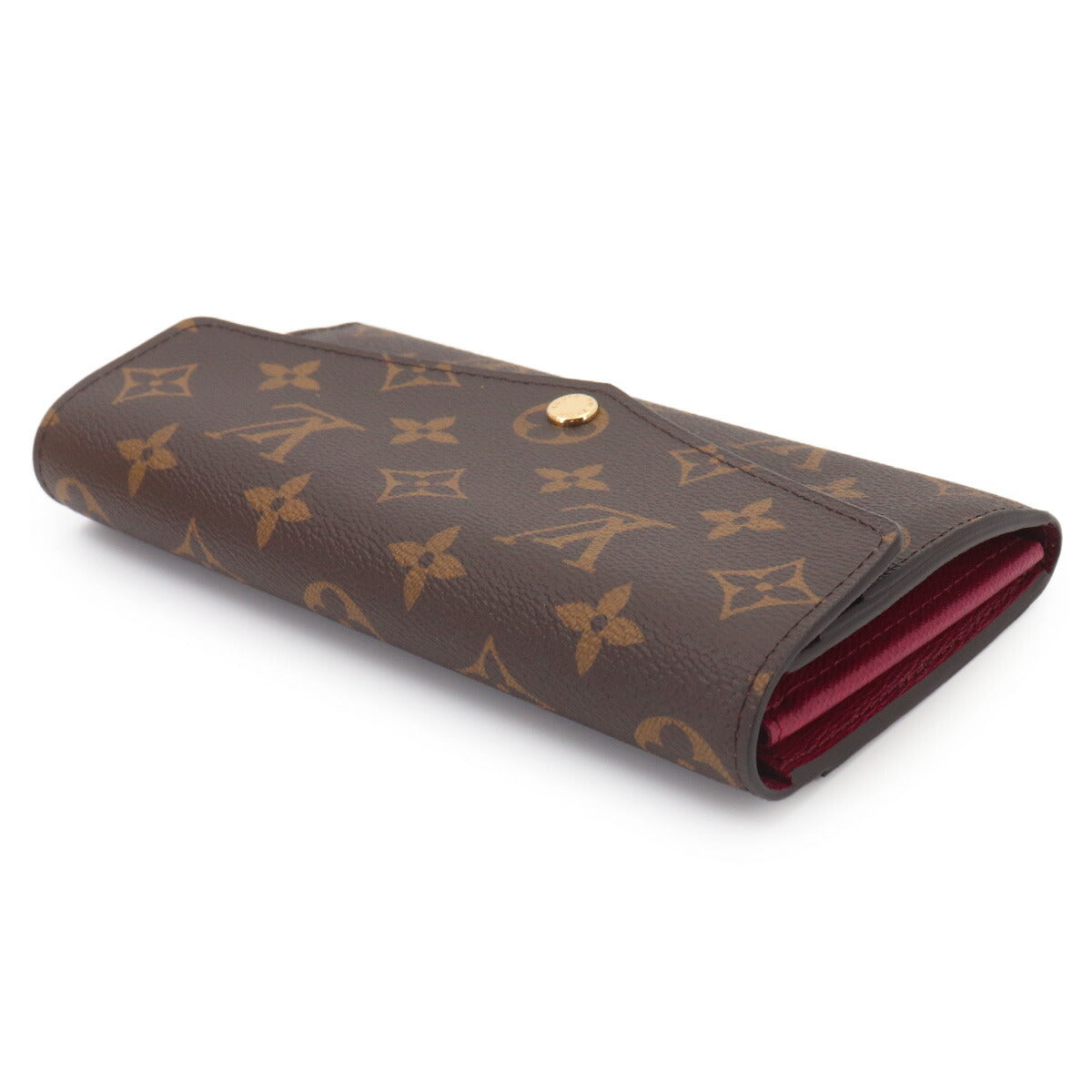 Monogram Sarah Wallet Brown Fuschia M62234 Purse