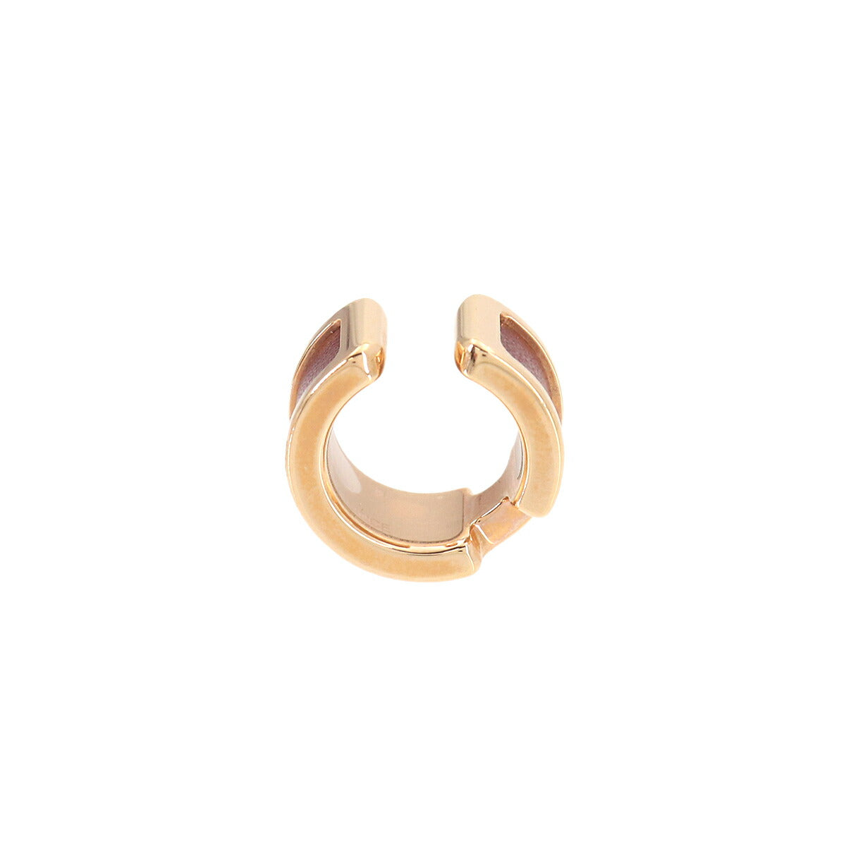 Olympe PM Ear Cuff Leather Rouge H Gold Accessory