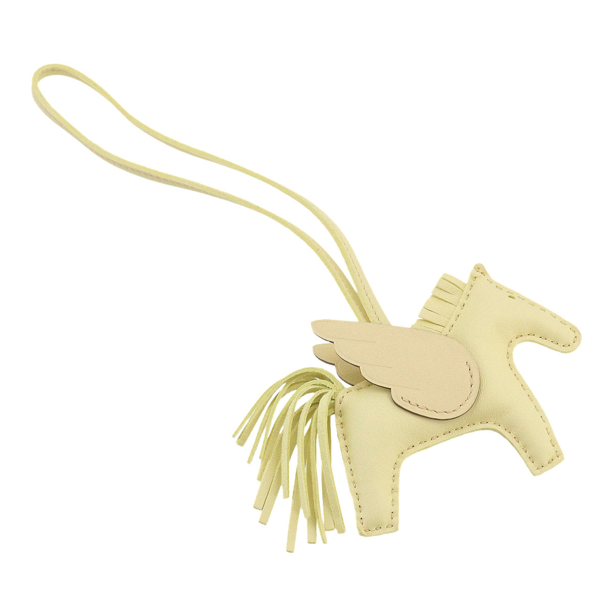 Rodeo Pegasus PM Bag Charm Agneau Milo Swift Jaune Milton