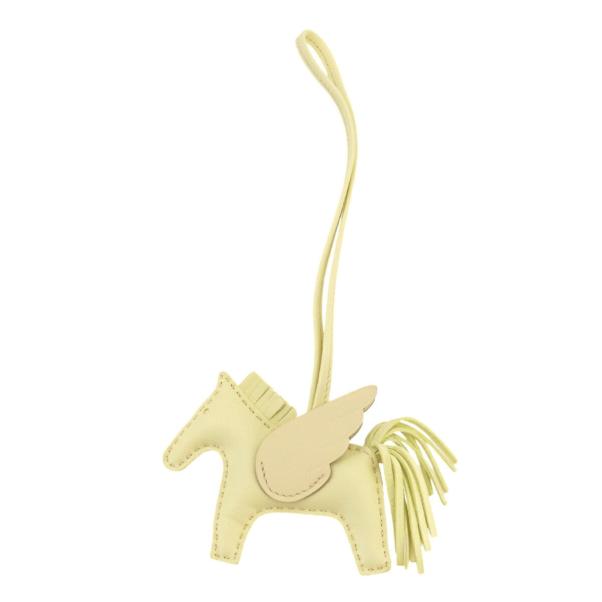 Rodeo Pegasus PM Bag Charm Agneau Milo Swift Jaune Milton
