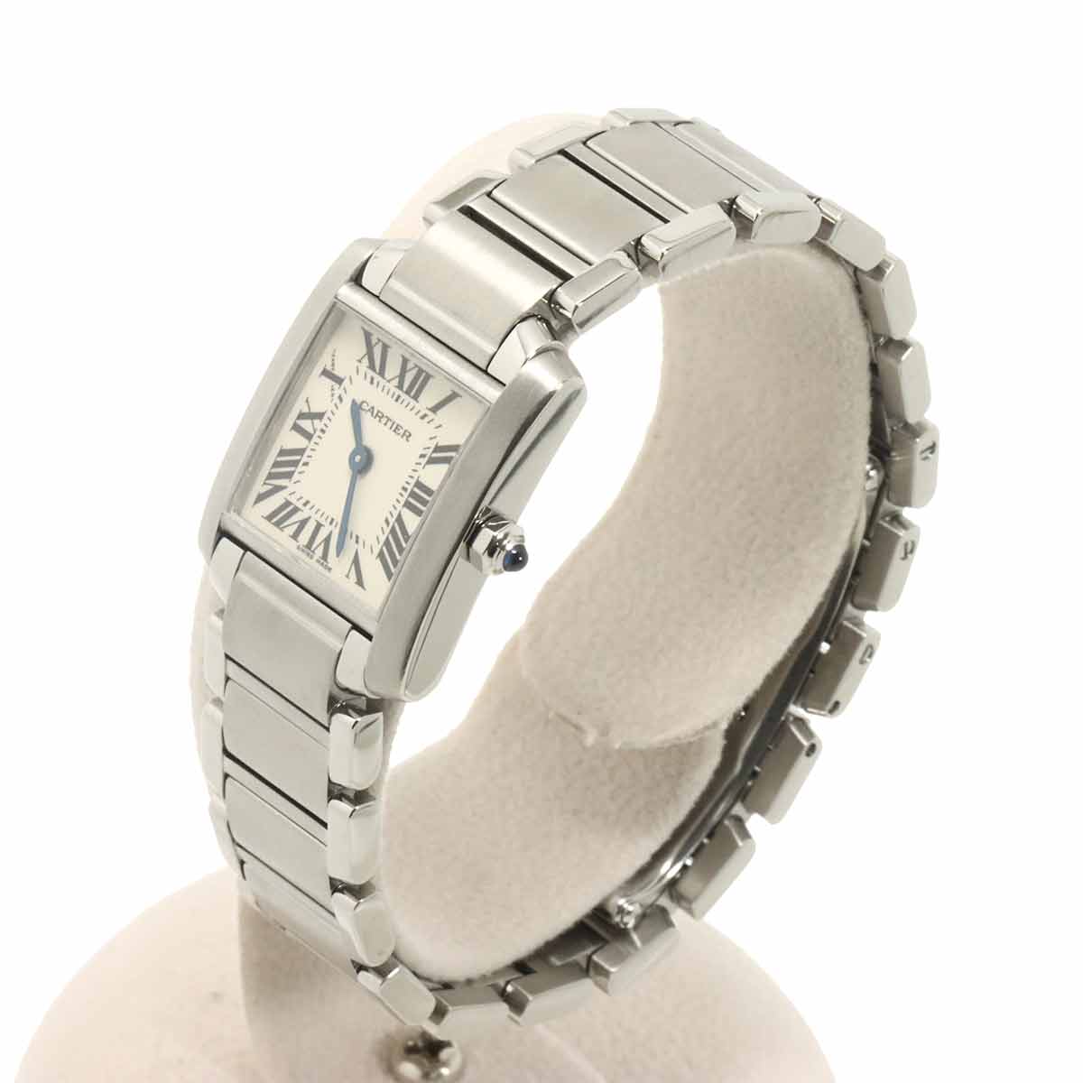 Tank Francaise SM W51008Q3 Quartz Cream Dial Ladies Watch