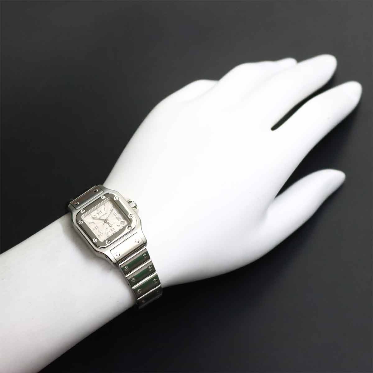 Santos Galbee SM W20044D6 Silver Dial Automatic Ladies