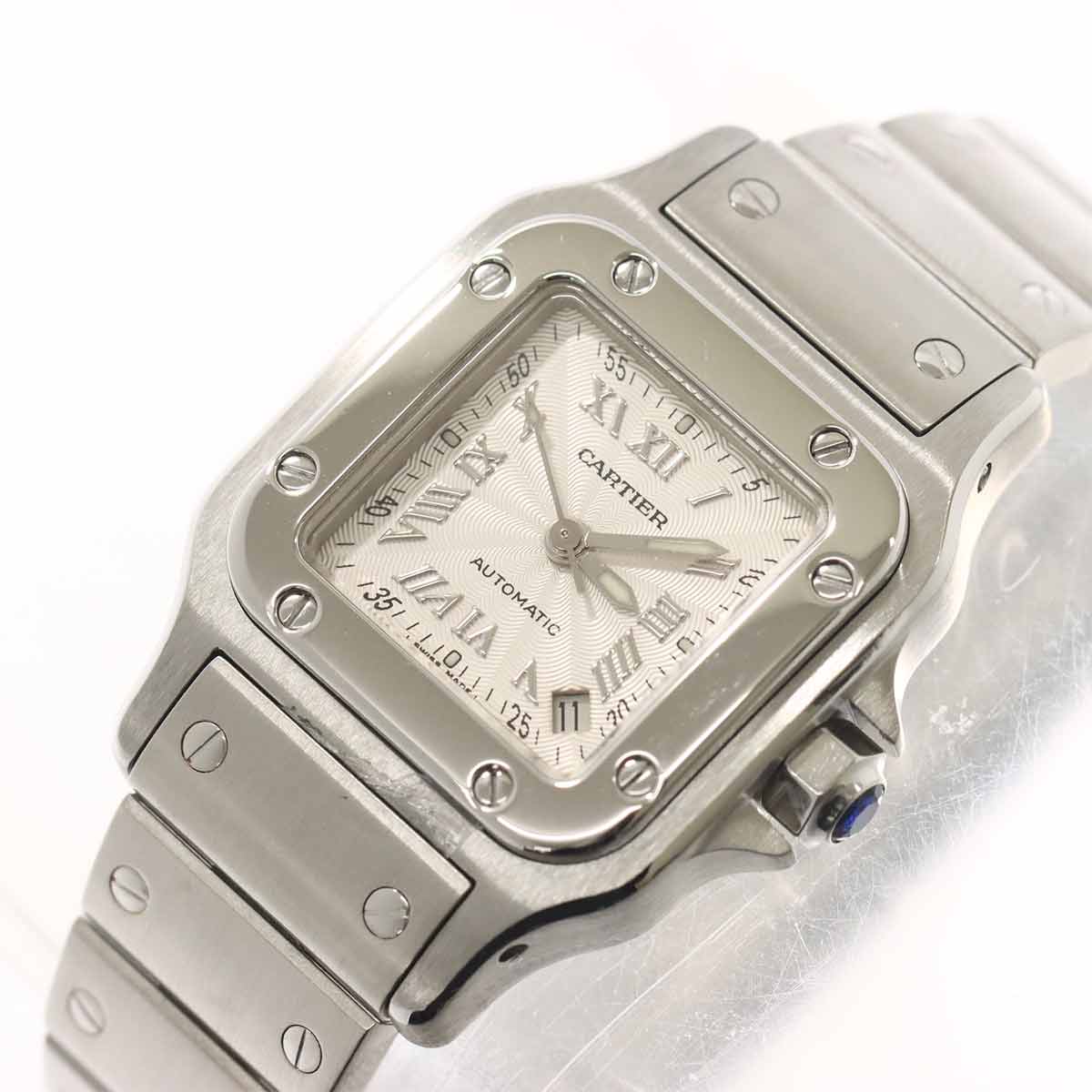 Santos Galbee SM W20044D6 Silver Dial Automatic Ladies