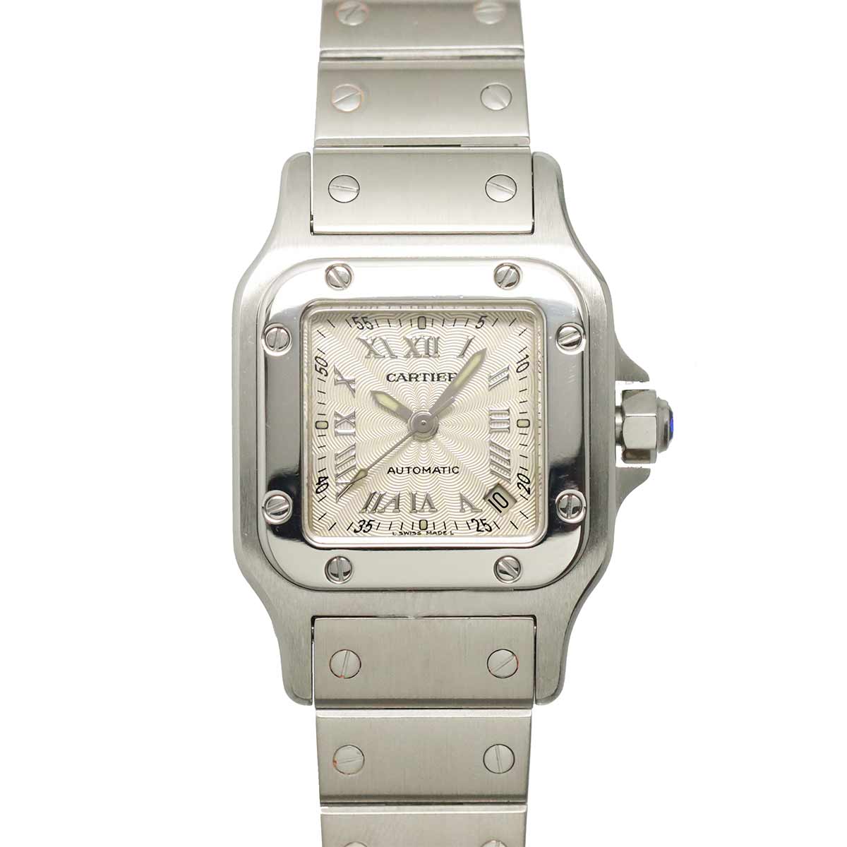 Santos Galbee SM W20044D6 Silver Dial Automatic Ladies