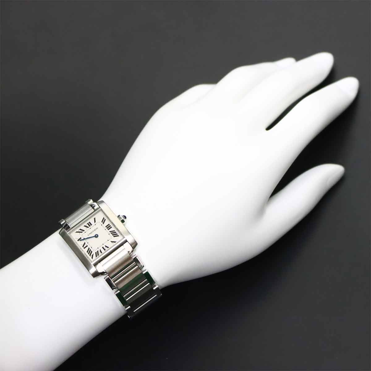 Tank Francaise MM W51003Q3 Quartz Cream Dial Boys Watch