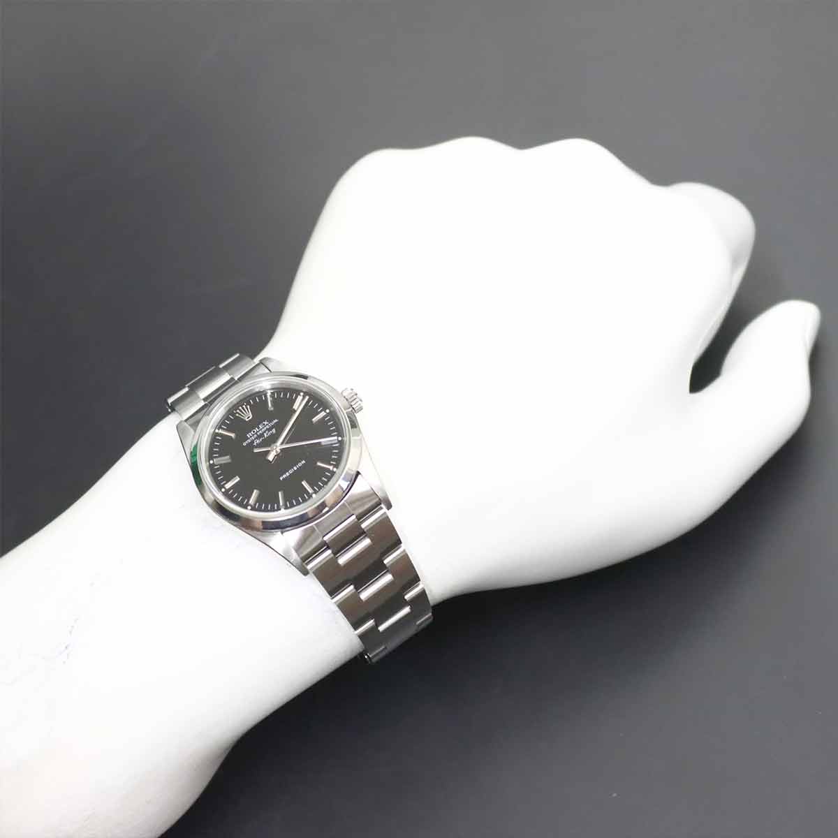 Air King 14000 Serial E Automatic Black Dial Mens Watch