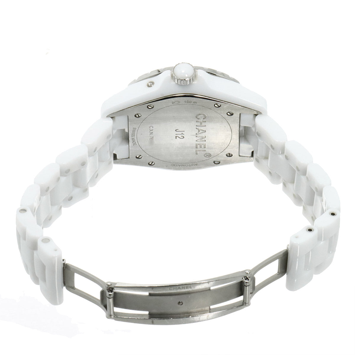 J12 Phase De Lune H3404 Moon Phase 38mm White Ceramic