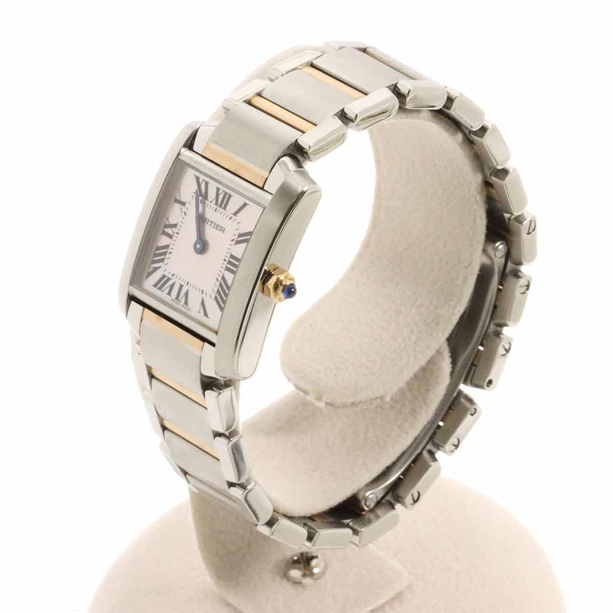 Tank Francaise SM W51027Q4 750 PG Quartz Pink Shell Dial