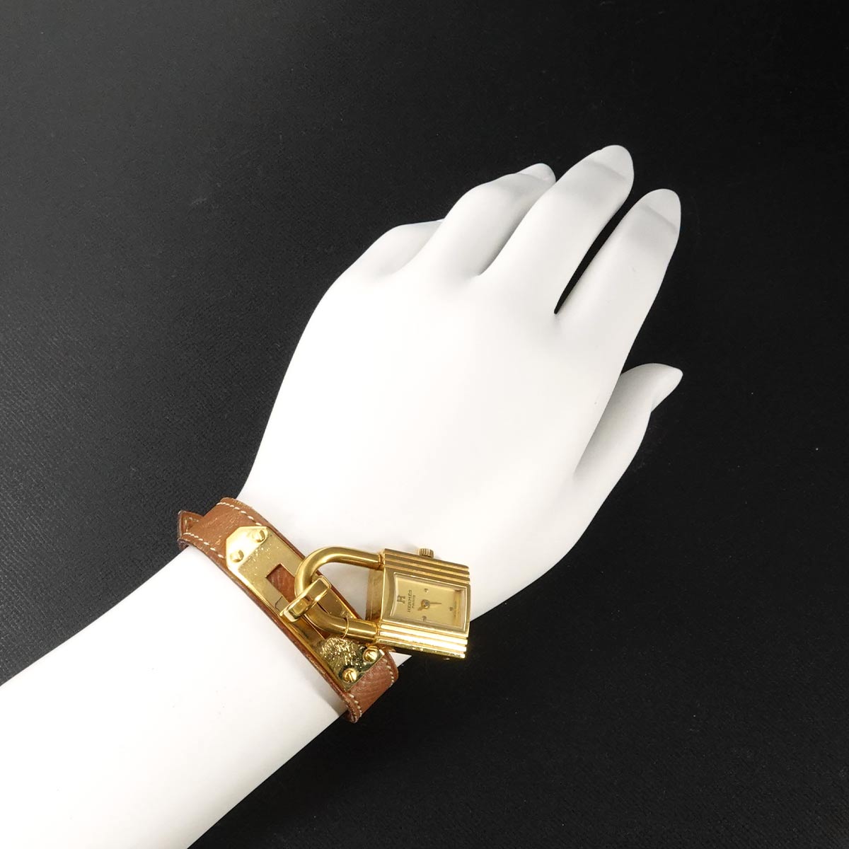 Kelly Watches Quartz Gold Dial Vintage Cadena Ladies Watch