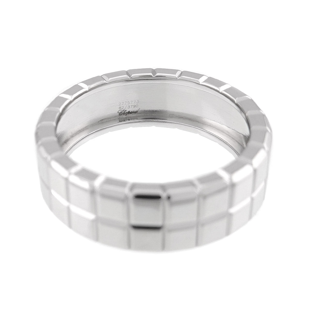 Ice Cube Diamond Ring 18K WG 750 Size11(US)