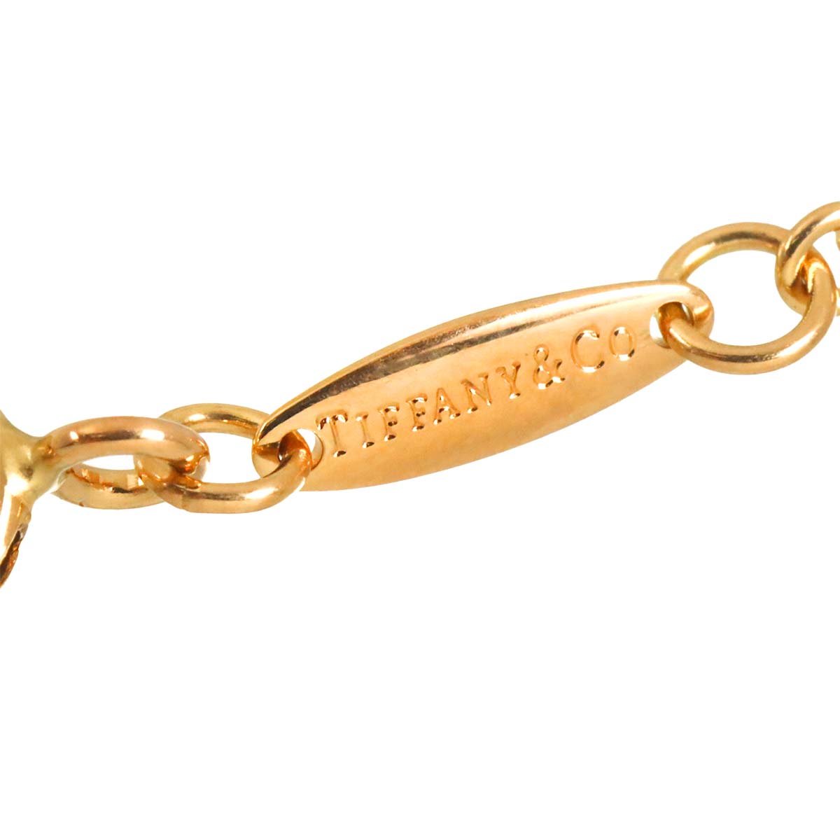 Open Heart Lariat 18K Pink Gold 750