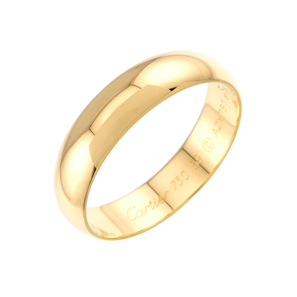 1895 Classic Band Ring 18K YG 750 size59 8.25-8.75(US)