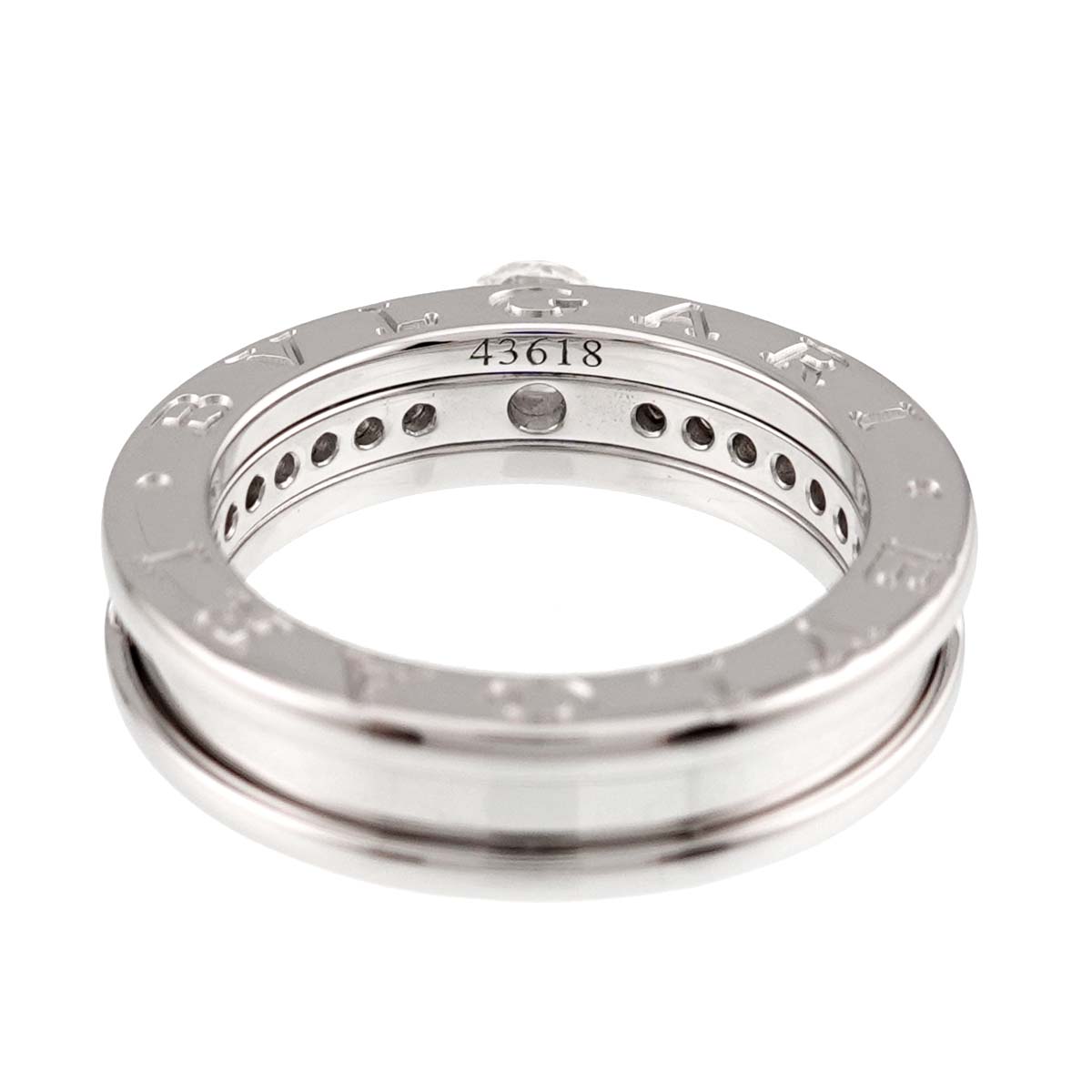 Diamond 0.31ct D/VS1 Ring 18K WG size49 4.5-4.75(US)